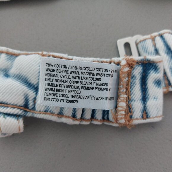 Wild Fable Denim Bra Top Size L Embroidery Floral Boho Festival Adjustable - Picture 9 of 13